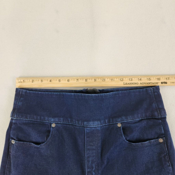 SPANX Women's High Rise Jeans - Dark Blue - Picture 5 of 13